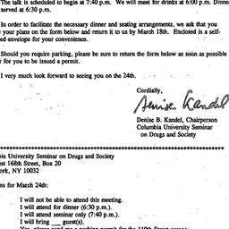 Announcements, 1994-03-03. ...
