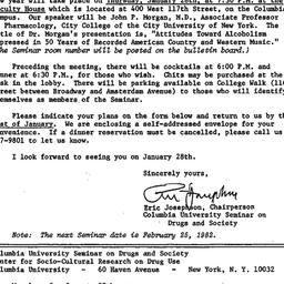 Announcements, 1982-01-04. ...