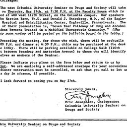 Announcements, 1982-05-05. ...