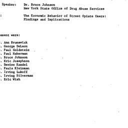 Minutes, 1984-02-23. Drugs ...