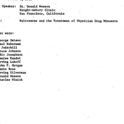 Minutes, 1983-12-08. Drugs ...
