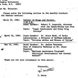 Correspondence, 1984-02-27....