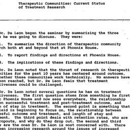Minutes, 1986-11-20. Drugs ...