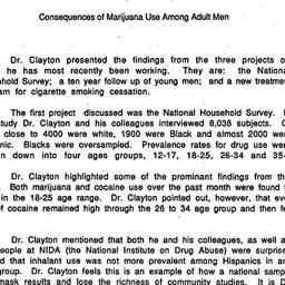 Minutes, 1987-05-21. Drugs ...