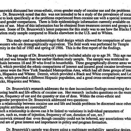 Minutes, 1987-04-30. Drugs ...