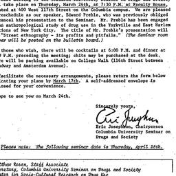 Announcements, 1977-03-03. ...