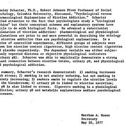 Minutes, 1977-04-28. Drugs ...