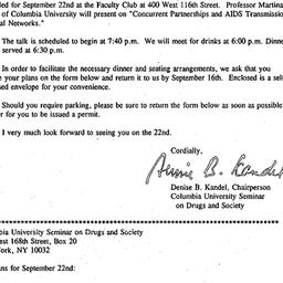 Announcements, 1995-08-15. ...