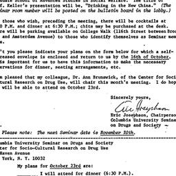 Announcements, 1980-10-03. ...