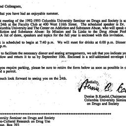 Announcements, 1993-08-17. ...