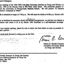 Announcements, 1993-03-01. ...