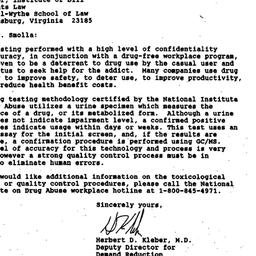 Correspondence, Drugs and S...