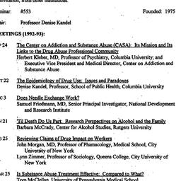 Schedules, Drugs and Societ...