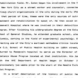 Minutes, 1989-04-27. Drugs ...