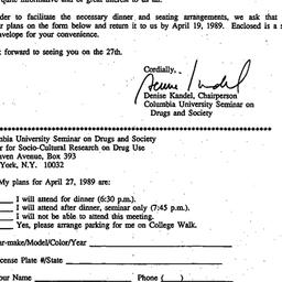 Announcements, 1989-04-05. ...