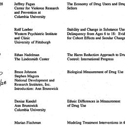 Schedules, Drugs and Societ...