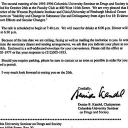 Announcements, 1995-10-13. ...