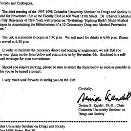 Announcements, 1997-10-22. ...