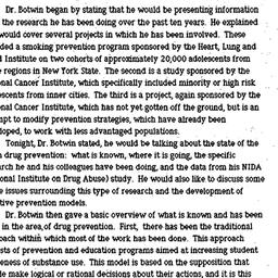 Minutes, 1988-03-25. Drugs ...