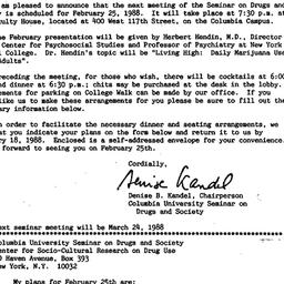 Announcements, 1988-02-02. ...