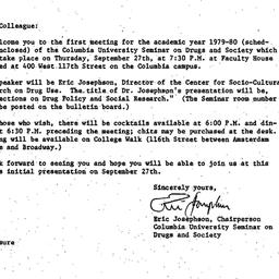 Announcements, 1979-09-04. ...