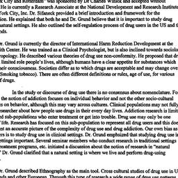 Minutes, 1999-04-30. Drugs ...