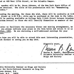 Announcements, 1983-05-04. ...