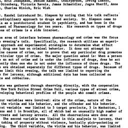 Minutes, 1982-11-23. Drugs ...