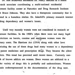 Minutes, 1991-11-21. Drugs ...
