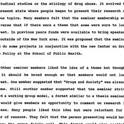 Minutes, 1992-05-21. Drugs ...