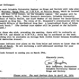 Announcements, 1978-02-26. ...