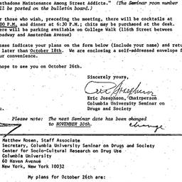 Announcements, 1977-10-02. ...