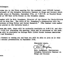 Announcements, 1977-09-04. ...