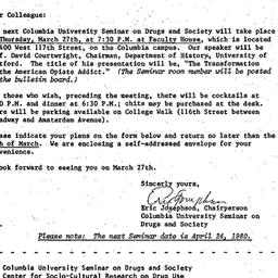 Announcements, 1978-03-07. ...