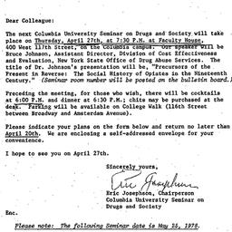 Announcements, 1978-03-30. ...