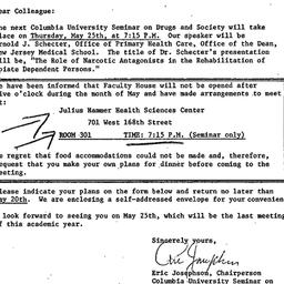 Announcements, 1978-05-10. ...