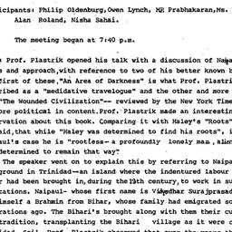 Minutes, 1979-01-25. Contem...