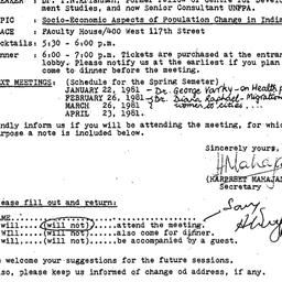 Announcements, 1980-11-28. ...