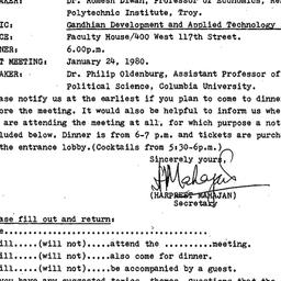 Announcements, 1979-11-26. ...
