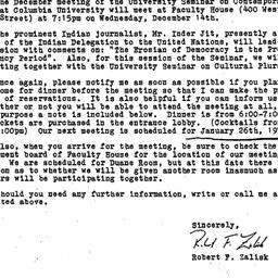 Announcements, 1977-12-05. ...