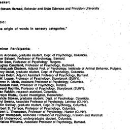 Minutes, 1989-11-30. Cognit...