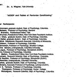 Minutes, 1990-12-06. Cognit...