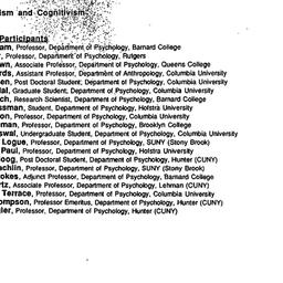 Minutes, 1994-04-21. Cognit...