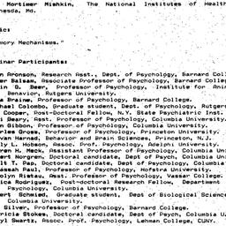 Minutes, 1986-12-16. Cognit...