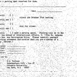 Announcements, 1986-10-28. ...