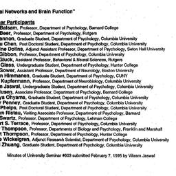 Minutes, 1995-01-26. Cognit...