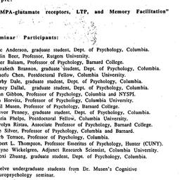 Minutes, 1995-12-07. Cognit...
