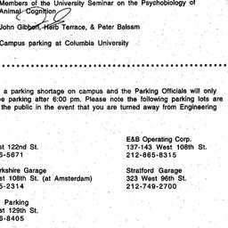 Announcements, 1995-10-09. ...