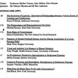 Schedules, Cognitive & ...