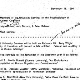 Announcements, 1997-12-18. ...